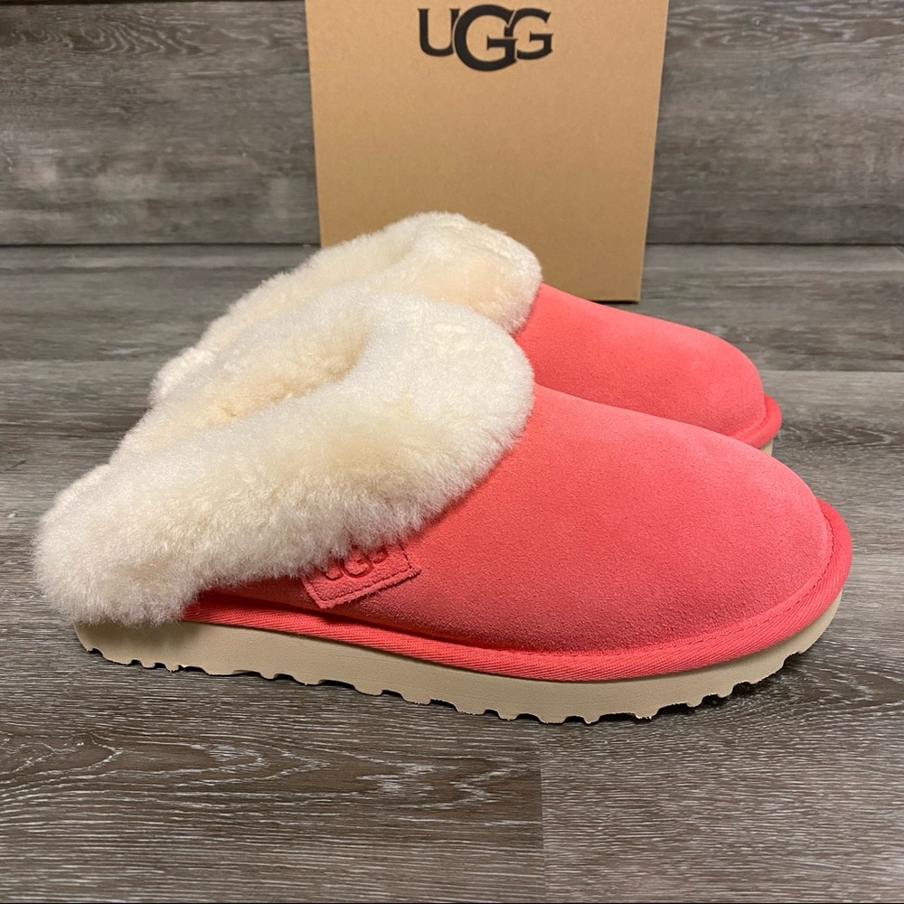UGG |  Cluggette Slippers Indoor Outdoor In Strawberry Shortcake Pink Size 7 NEW
